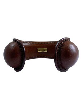 Saint Laurent Bangle Bracelet Volume Calfskin Brown